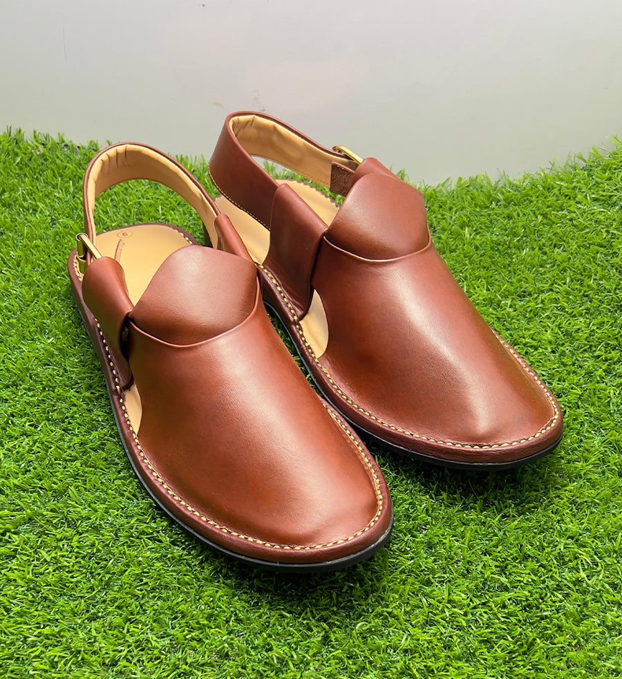 05 Baibars Jeans Chappal ( Brown )